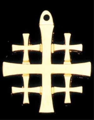 019 Jerusalem Cross Pendant