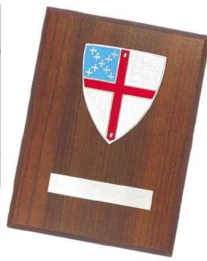 114 Episcopal Wall Plaque