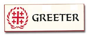 1202 Greeter Badge