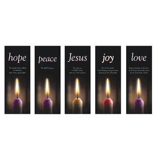 X-Stand Advent Candle Banner Set - F3640