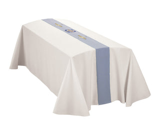 GOLD/BLUE FUNERAL PALL 6' X 10' - FP69439A-610