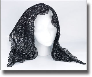 Black Lace Mantilla - HIR3959-01